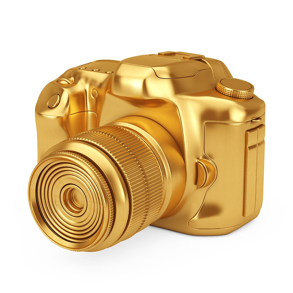 Gold Camera icon